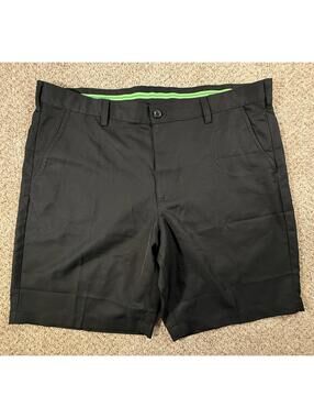 IZOD XFG Men's Performance Golf  Black Moisture Wicking Shorts Size 40